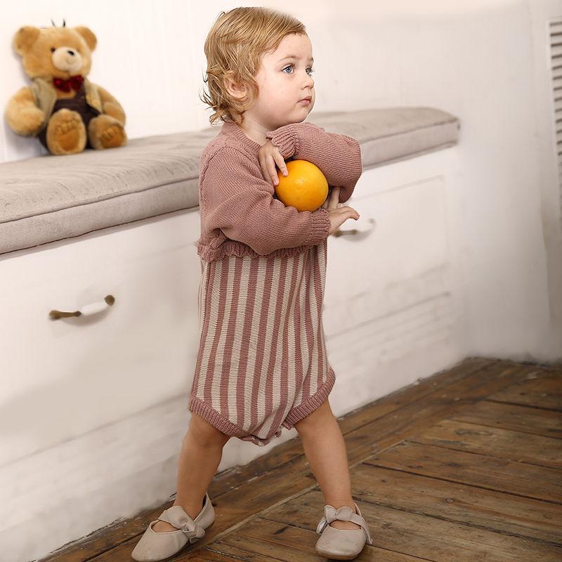 Toddler Infant Boys/Girls Cotton Knit Rompers Boutique