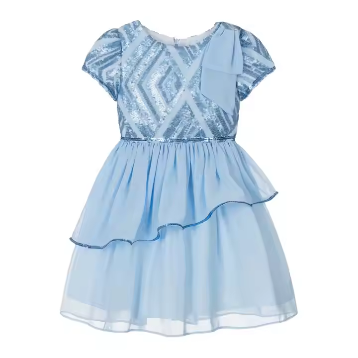 girls flower white dress