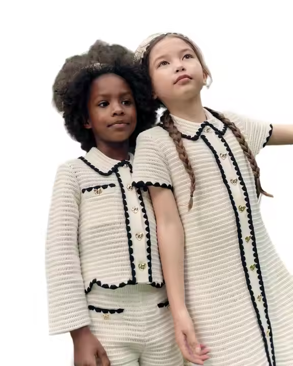 girls flower white dress