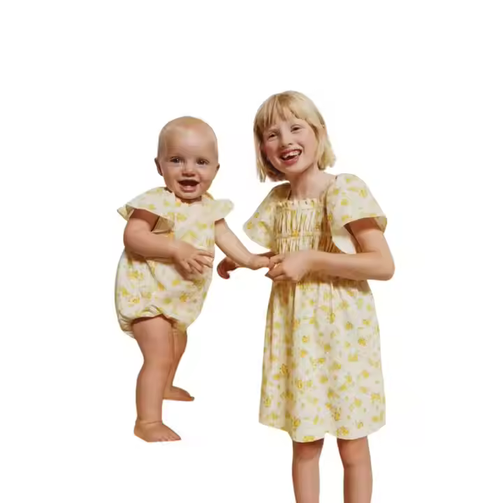 Baby girls cotton romper