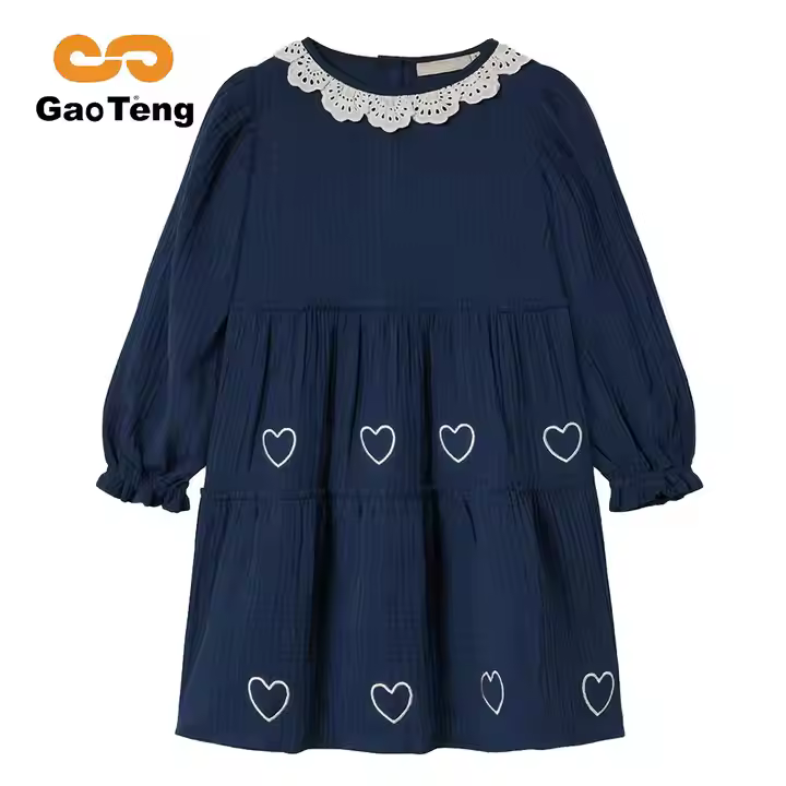 girls flower white dress