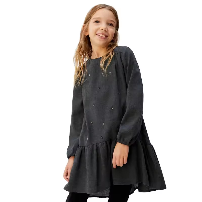 Fashion Girls Dress Custom Made for Spring Autumn