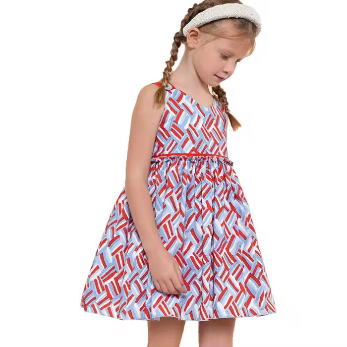 girls flower white dress