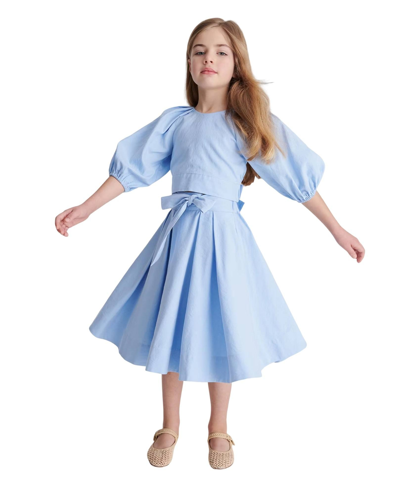 2025 Kids Girls Fashion Cotton Layered Dress Boutique Unique Design Girls Summer Dresses Kids